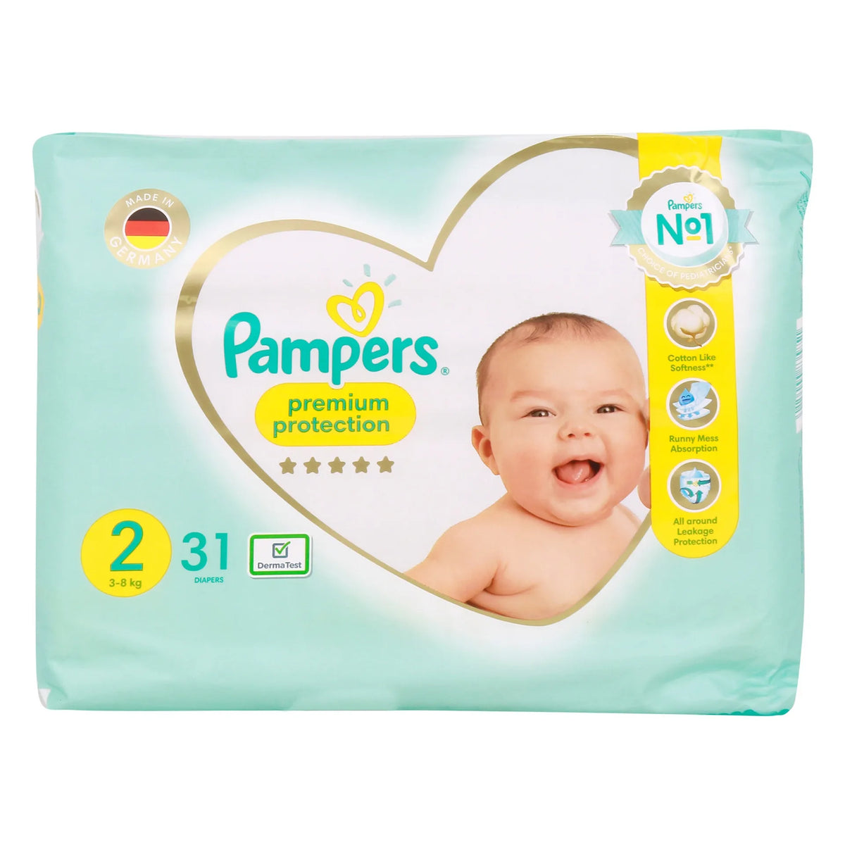 Pampers [2] Premium Care 4-8 Kg 31 Pieces
