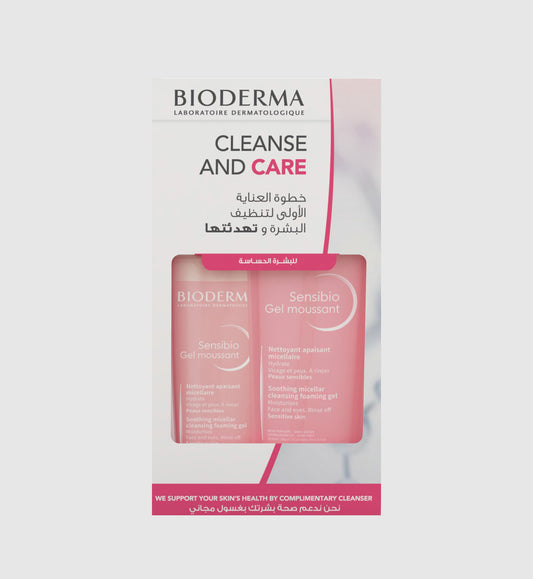Bioderma Sensibio Cleansing Foaming Gel 500 Ml + 200 Ml Offer Pack