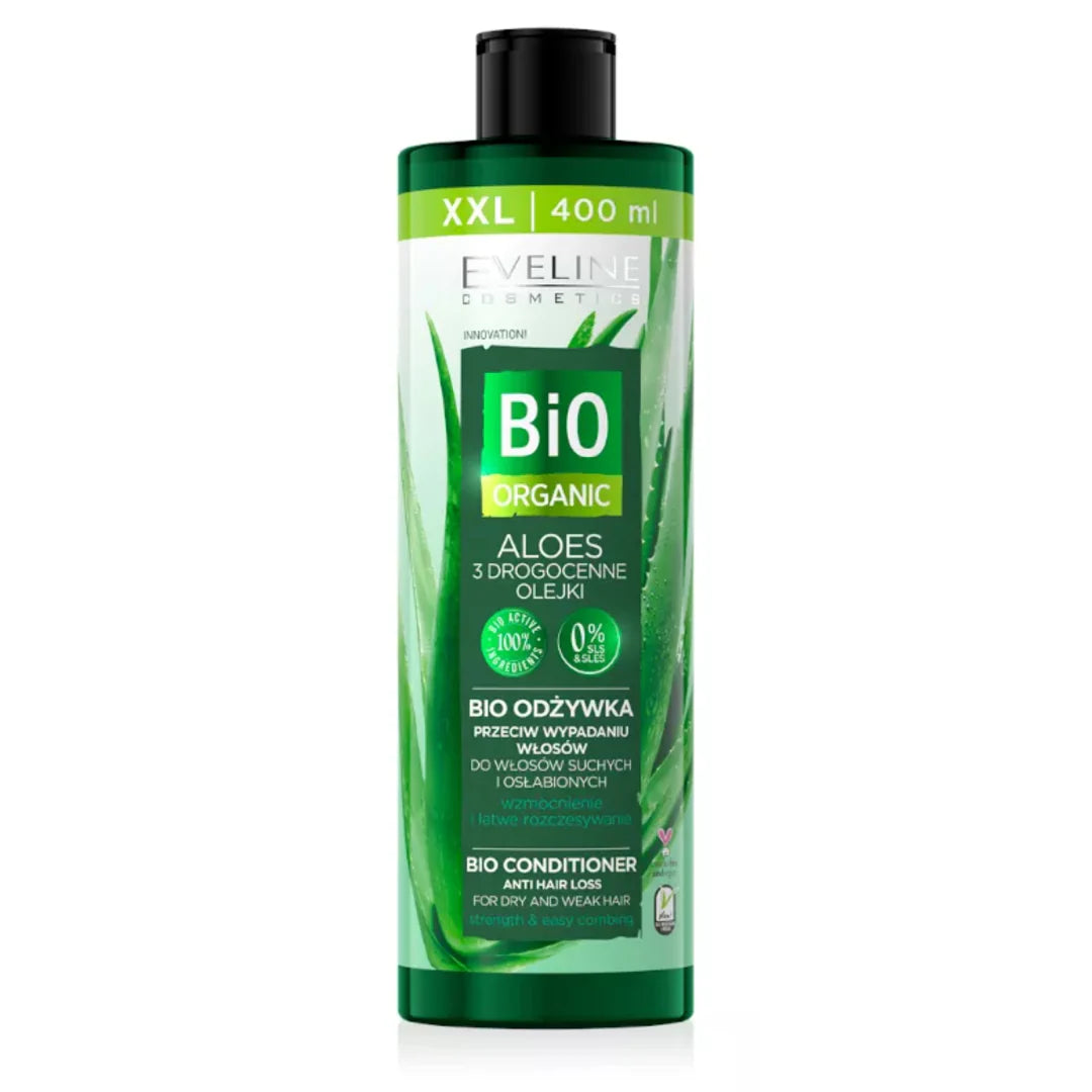 Eveline Bio Organic Aloe + 3 Precious Oils Anti-Hair Loss Conditioner 400 Ml