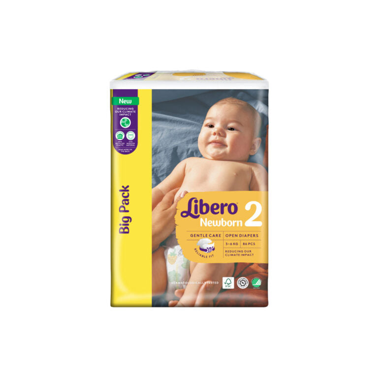 Libero Newborn [2] 3-6Kg 86 Pieces