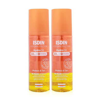 Isdin SPF 30 Protect and Tan Hydro Oil 1+1 Offer