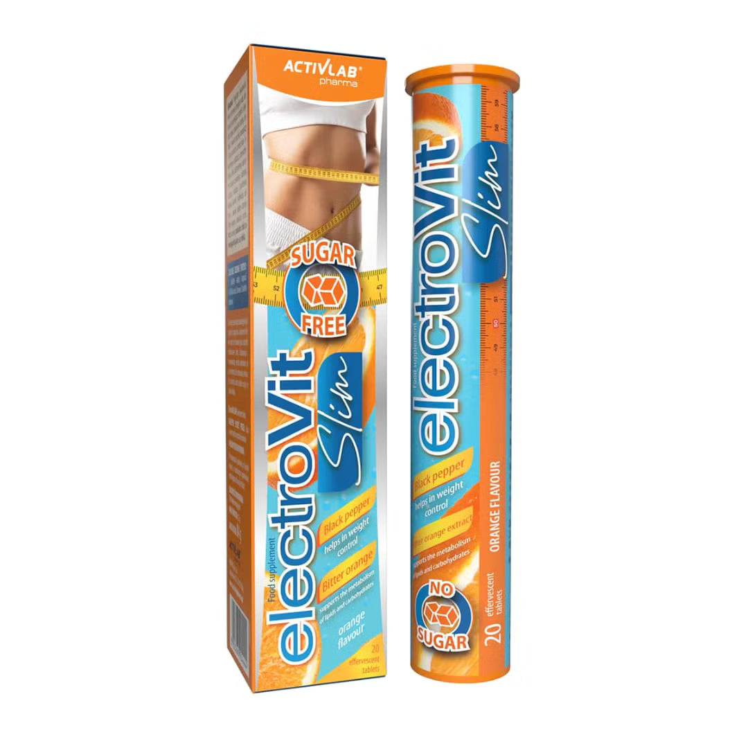 Activlab Electrovit Slim Orange 20 Effervescent Tablets