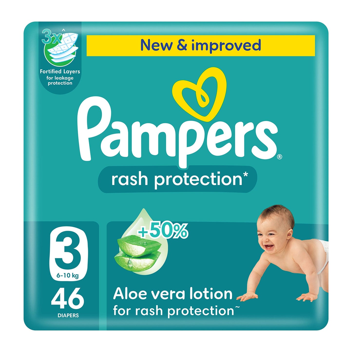 Pampers [3] New Rash Protection 46 Piece