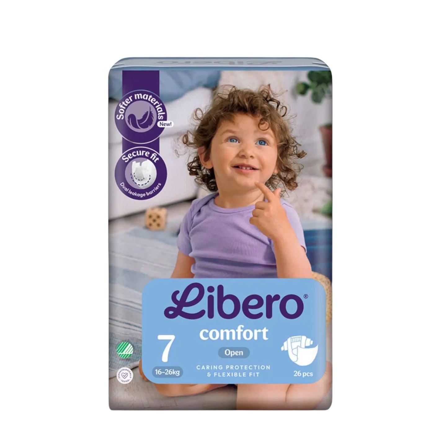 Libero Comfort Size 7 Open 16–26 kg 26 Pieces