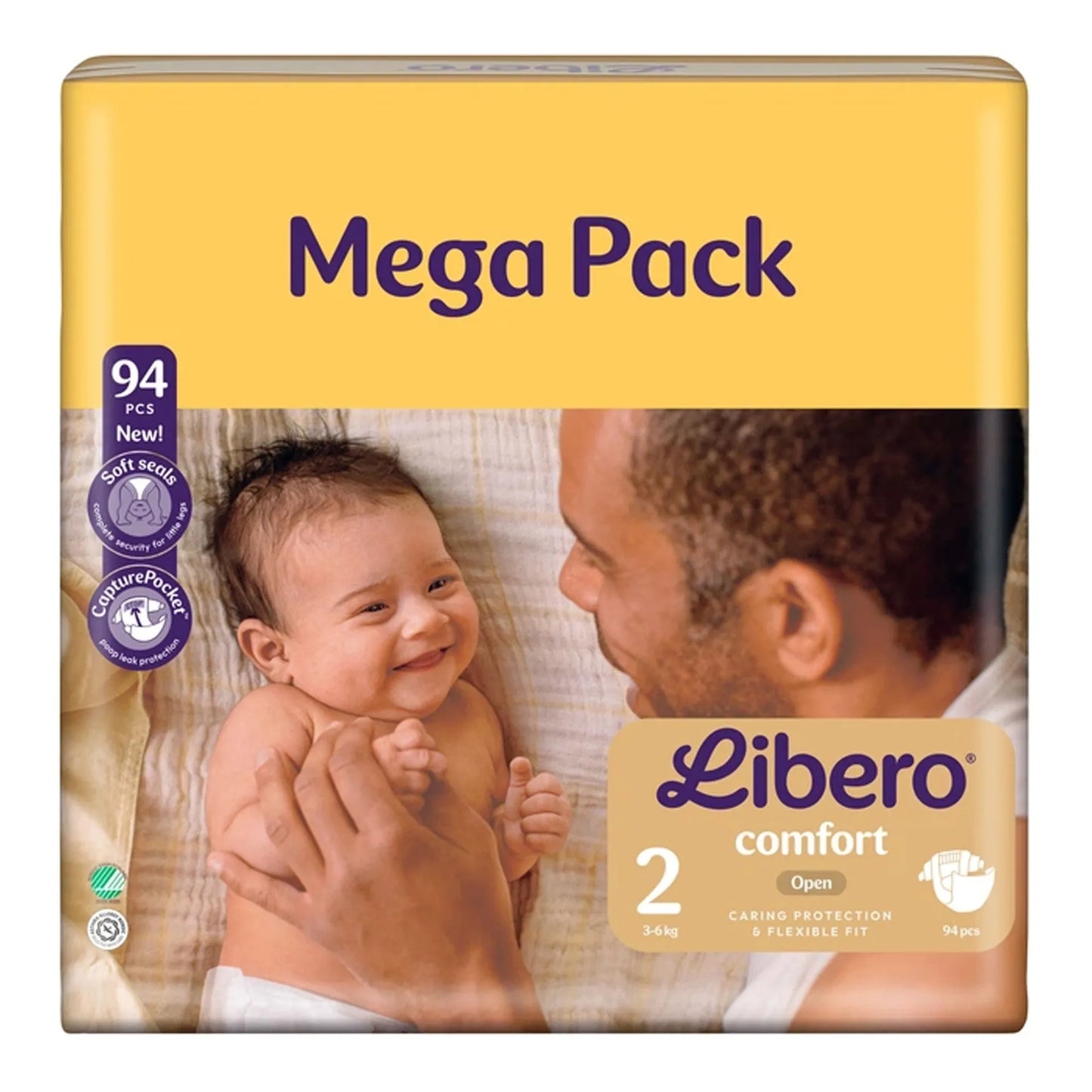 Libero New Comfort Size 2 3–6 kg 94 Pieces