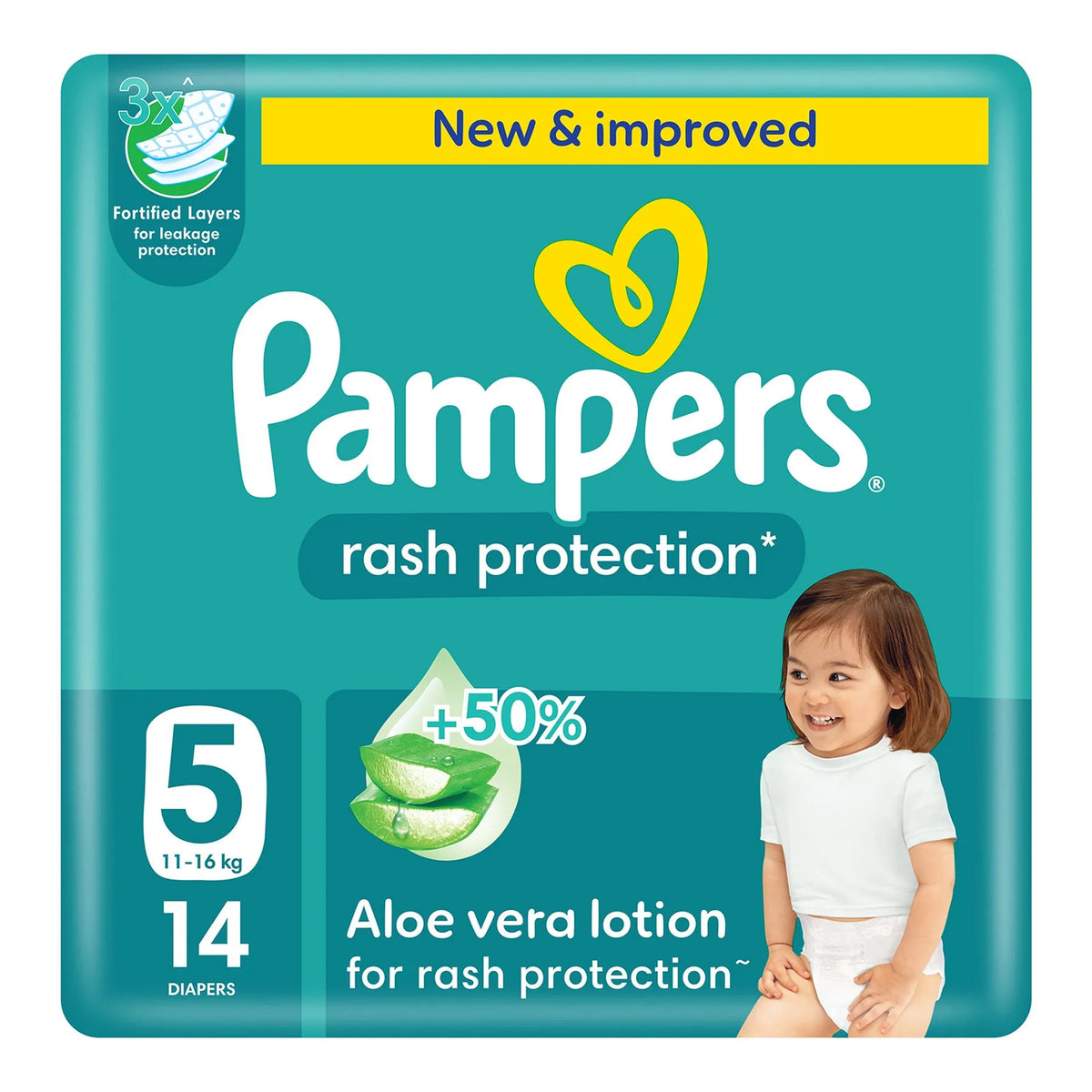 Pampers [5] New Rash Protection 14 Pieces