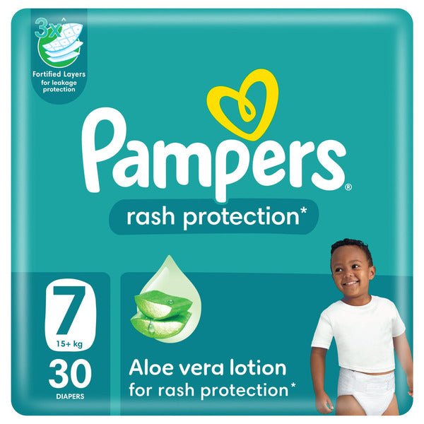 Pampers 7 New Rash Protection 30 Pieces