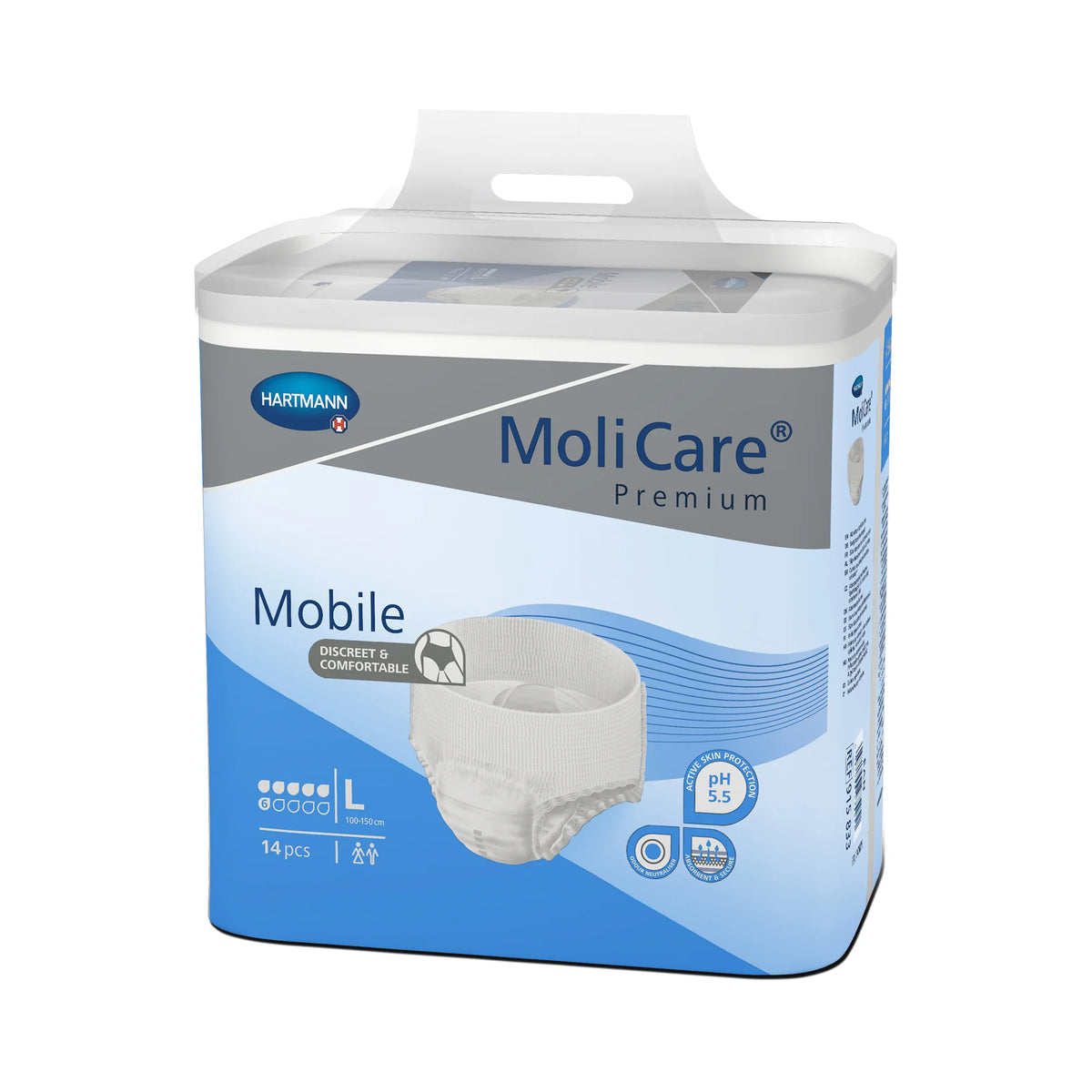 Molicare Premium [ Mobile ]No 3/Large 14 Pieces