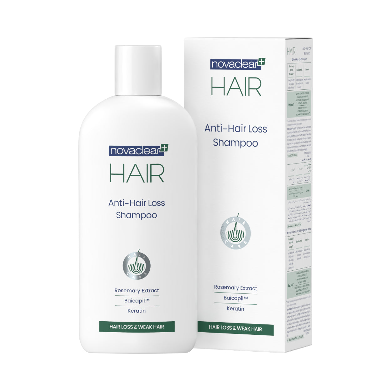 Novaclear Anti Hair Loss Dry Shampoo 250 ml