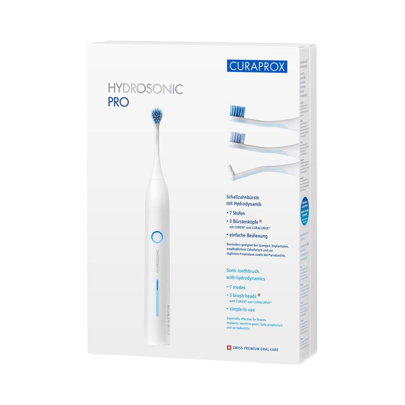 Curaprox Hydrosonic Ortho Toothbrush [White]