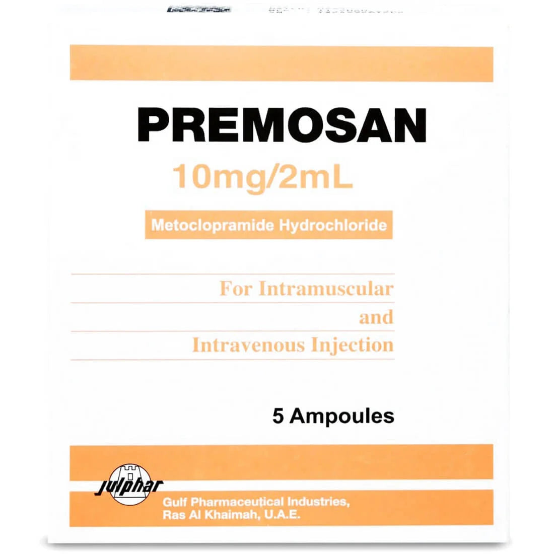Premosan 10Mg/2Ml 5 Ampoules