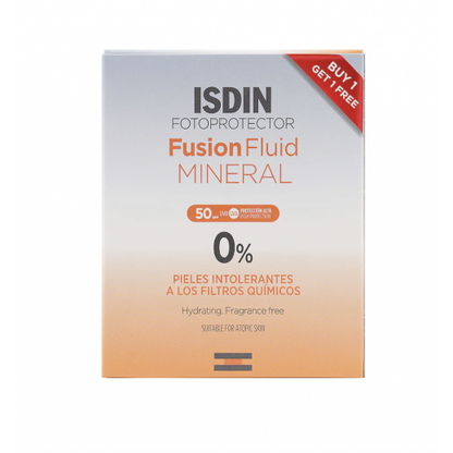 Isdin Foto Fusion Fluid Mineral Spf 50/50 Ml 1+1 Offer
